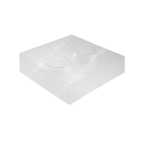 Кормушка для пчел потолочная с двумя стаканами пластиковая 1,6 литра