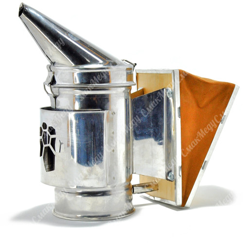 Димар пасічний з нержавіючої сталі, огорожа з листового металу, зі змінним хутром