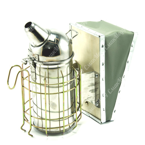 Дымарь пасечный нержавеющий с ограждением, Чехия