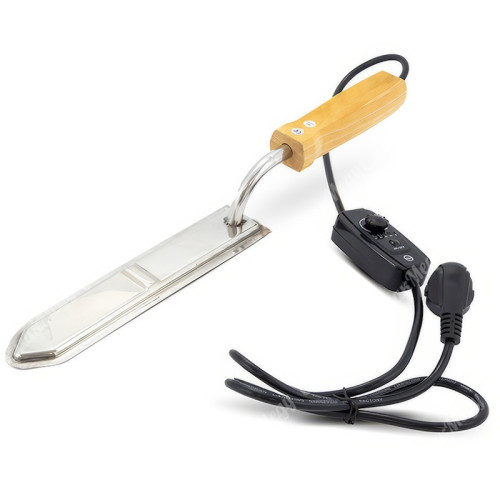 Ніж бджоляра електричний з нержавіючої сталі 250 мм, 220В з регулятором, Китай