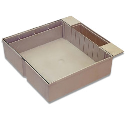 Кормушка для пчел Дудника квадратная под стекло 1,6 л