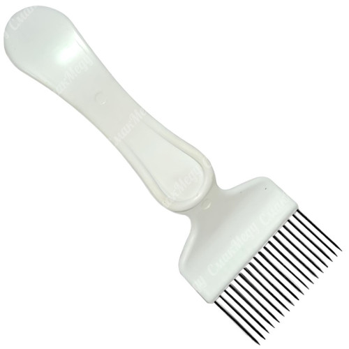 Вилка пчеловода пластиковая, игла прямая, 200 мм.