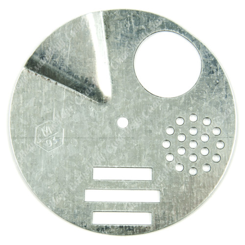 Льотковий загороджувач круглий 5-ти функціональний 85 мм оцинкований