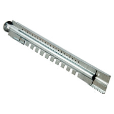 Льотковий загороджувач 2-х елементний нижній 250х30 мм оцинкований  з отворами