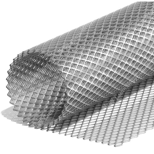 Сітка оцинкована просічно-витяжна, ячейка 3*5мм, ширина 50 см, 1метр