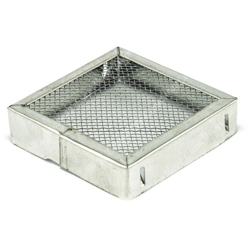 Ковпачок для підсадки маток квадратний 90 мм із оцинкованої сталі
