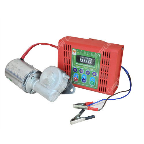 Привод медогонки электрический алюминиевый с червячной передачей