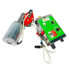 Електропривід для медогонки 12V з ручним регулюванням часу та обертів (12 вольт, 75 Ватт)