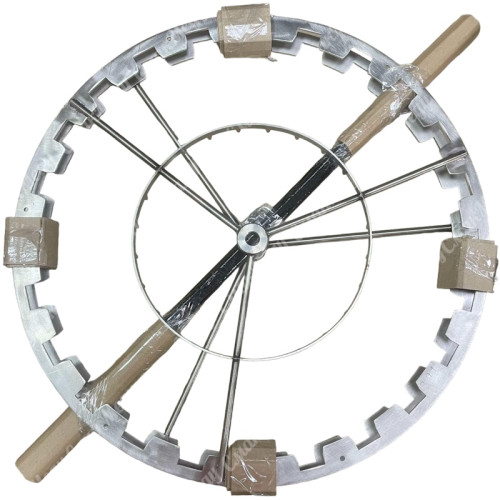 Ротор з хордіальної на радіальну медогонку до 24 рамок 145 мм із нержавіючої сталі AISI 304, ABB-100