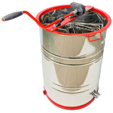 Медогонка с поворотом кассет 2-х рамочная (бак нержавеющая сталь AISI 430, кассеты, ротор – порошковое покрытие; кран – нержавеющая сталь) ABB М2010