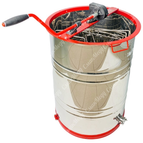 Медогонка с поворотом кассет 2-х рамочная (бак нержавеющая сталь AISI 430, кассеты, ротор – порошковое покрытие; кран – нержавеющая сталь) ABB М2010