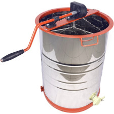 Медогонка 3-х рамочная неповоротная (Бак- нержавеющий; кассеты, ротор – порошковая покраска; кран-пластик) АВВ М3014