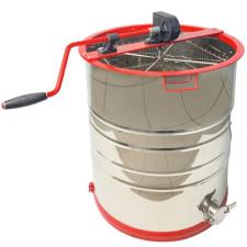 Медогонка неповоротная 4-х рамочная (бак нержавеющая сталь AISI 430, кассеты, ротор – порошковое покрытие; кран – нержавеющая сталь) ABB М7013