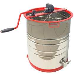 Медогонка неповоротная 4-х рамочная (бак нержавеющая сталь AISI 430, кассеты, ротор – порошковое покрытие; кран – нержавеющая сталь) ABB М7013