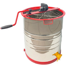 Медогонка неповоротная 4-х рамочная (бак нержавеющая сталь AISI 430, кассеты, ротор – порошковое покрытие; кран – кран-пластик) ABB М7011