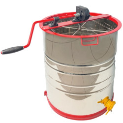 Медогонка неповоротная 4-х рамочная (бак нержавеющая сталь AISI 430, кассеты, ротор – порошковое покрытие; кран – кран-пластик) ABB М7011