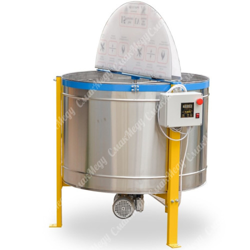 Медогонка электическая хордиальная Ø940 (кассетная) на 15 кассет Рута (230мм) нержавеющая AISI 304 220В Beestar МК-15П