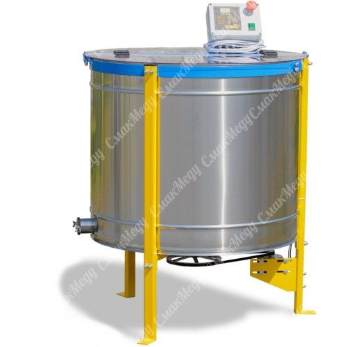 Медогонка электрическая хордиальная (кассетная) на 6 касет Рута (230мм) Ø790 нержавеющая AISI 304 12В/220В BeeStar МК-6