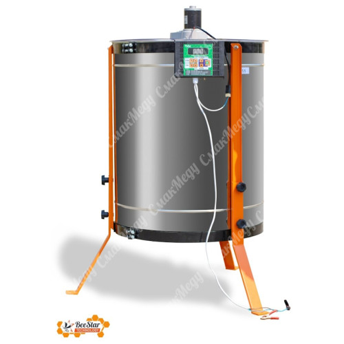 Медогонка электрическая радиальная на 24 рамки Ø600 нержавеющая AISI 304 12В/220В МР-24