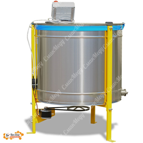 Медогонка электрическая радиальная на 28 рамок нержавеющая AISI 304  12В/220В Ø790 МР-28 BeeStar