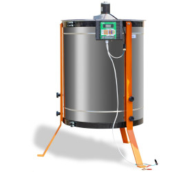 Медогонка электрическая (комби) хордиально-радиальная на 3 кассеты Дадан (300мм) нержавеющая AISI 304 12В/220В BeeStar МРК 24/3