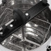 Медогонка диагональная 2-рамочная ручная Ø400мм Lyson Basic (с низками и кришкой)