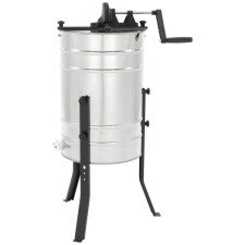 Медогонка диагональная 2-рамочная ручная Ø400мм Lyson Basic (с ножками и кришкой)