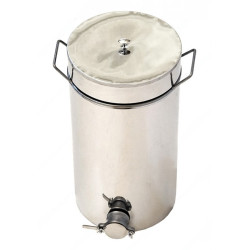 Бак-отстойник для меда 20 л (30кг) (из нержавеющей стали, кран – нержавеющий)