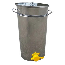 Бак-отстойник для меда 20 л (30кг) (из нержавеющей стали, кран-пластмассовый)
