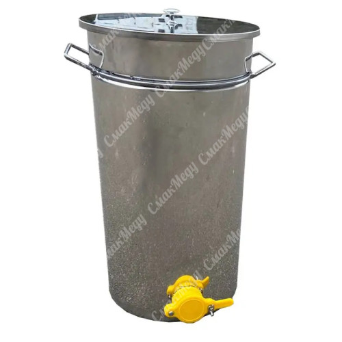 Бак-отстойник для меда 20 л (30кг) (из нержавеющей стали, кран-пластмассовый)