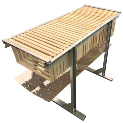 Накопитель для рамок (32 рамки, 1250мм), нержавеющая сталь AISI 304