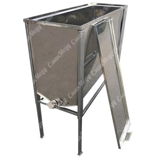 Стол для распечатки под Украинскую рамку (1 метр, плоская корзина, Лист 0,5 AISI 304 нерж), кран нерж