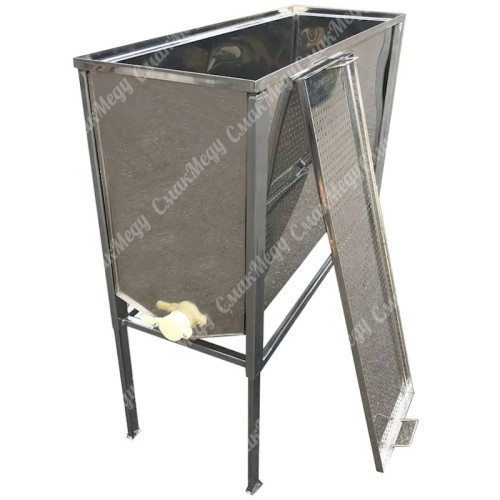 Стол для распечатки под Украинскую рамку (1 метр, плоская корзина, Лист 0,5 AISI 304 нерж), кран пластик