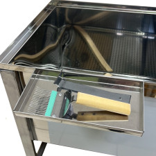 Полиця допоміжна нержавіюча до стола для розпечатування рамок