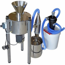 Пристрій для видобування перги з циклоном