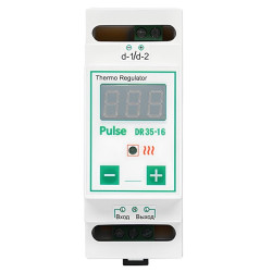 Терморегулятор 16A 3кВт на DIN-рейку ДТ 35-16 (датчик 2 м)