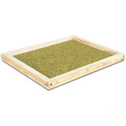 Лоток деревянный с полиамидной сеткой (360×450)