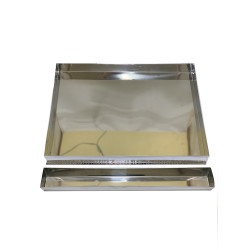 Арматура солнечной воскотопки на 1 рамку, нержавеющая сталь.