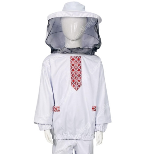 Костюм пчеловода детский из коттона вышиванка, классическая маска