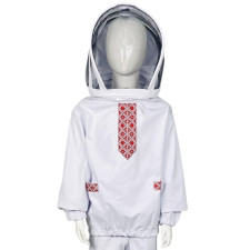 Костюм бджоляра дитячий із котону вишиванка, європейська маска