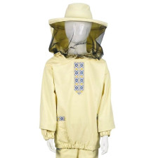 Костюм бджоляра дитячий, тканина - Бавовна вишиванка, класична маска