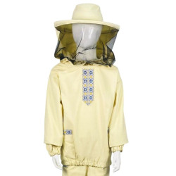 Костюм пчеловода детский, ткань - Хлопок вышиванка, классическая маска