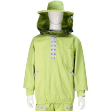 Куртка бджоляра "Вишиванка" із бавовни, класична маска