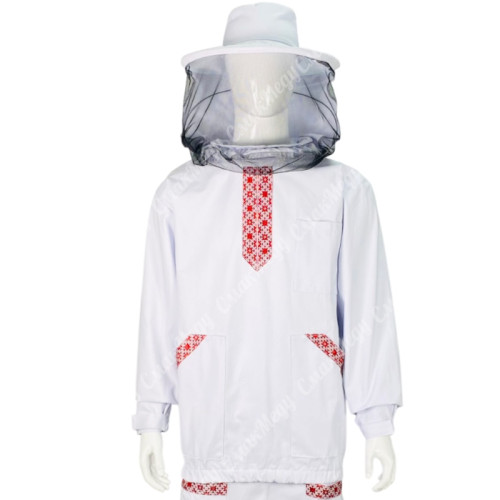 Костюм пчеловода из коттона, «Українська Вышиванка», классическая маска