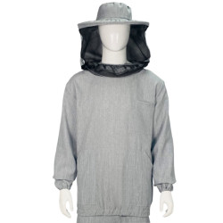 Куртка пчеловода из лён-габардина, сетка классического образца