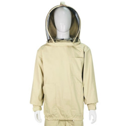 Куртка пчеловода с сеткой европейского образца, 100% коттон