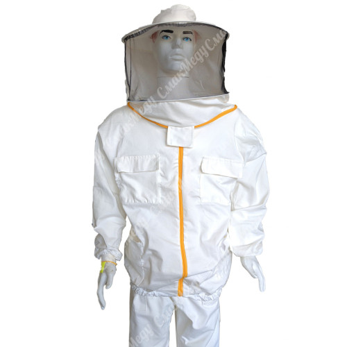 Куртка пчеловода модель №3 сетка классического образца, 4 кармана, хлопок, Турция