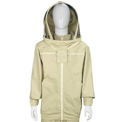 Куртка пчеловода с замком и маской европейская 100% катон, Экспорт Кирея