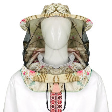 Маска бджоляра класична подовжена із ситцю