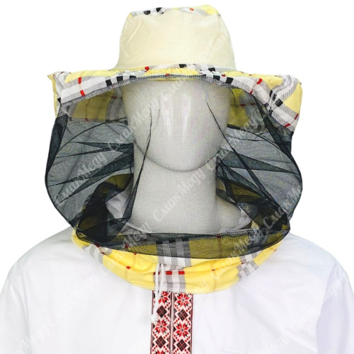 Маска пчеловода из ситца, классического образца